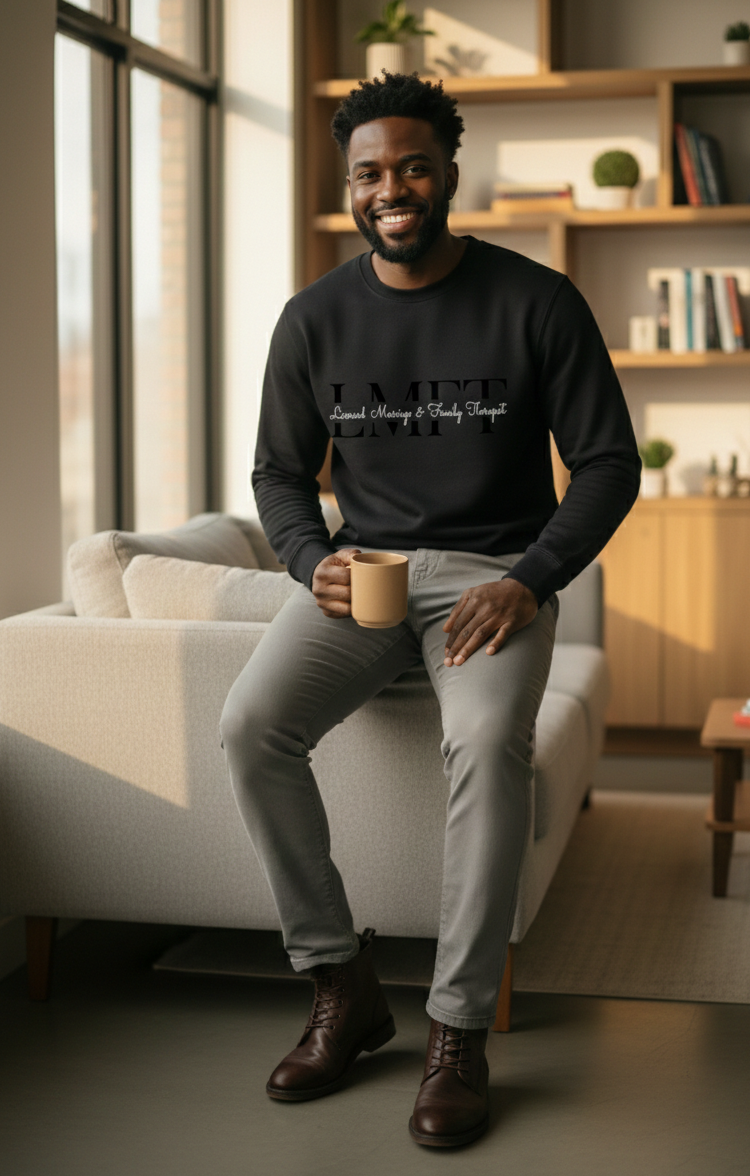 LMFT Credential Sweatshirt BLACK
